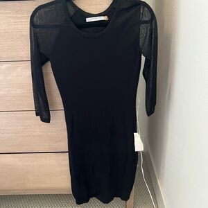 Marc New York Black Long Sleeve Dress